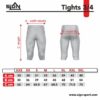 3 4 tights size chart