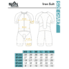 iron suit size chart