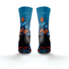 crew socks azure tropic back