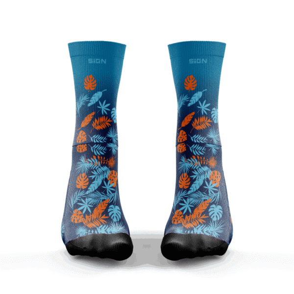 crew socks azure tropic front