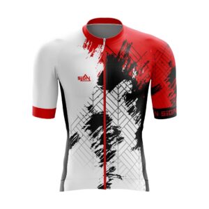 sign infinity cycing jersey crimson dash