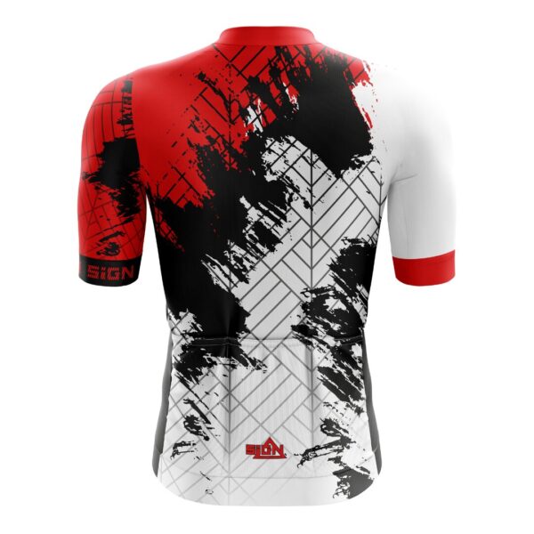 sign infinity cycing jersey crimson dash back